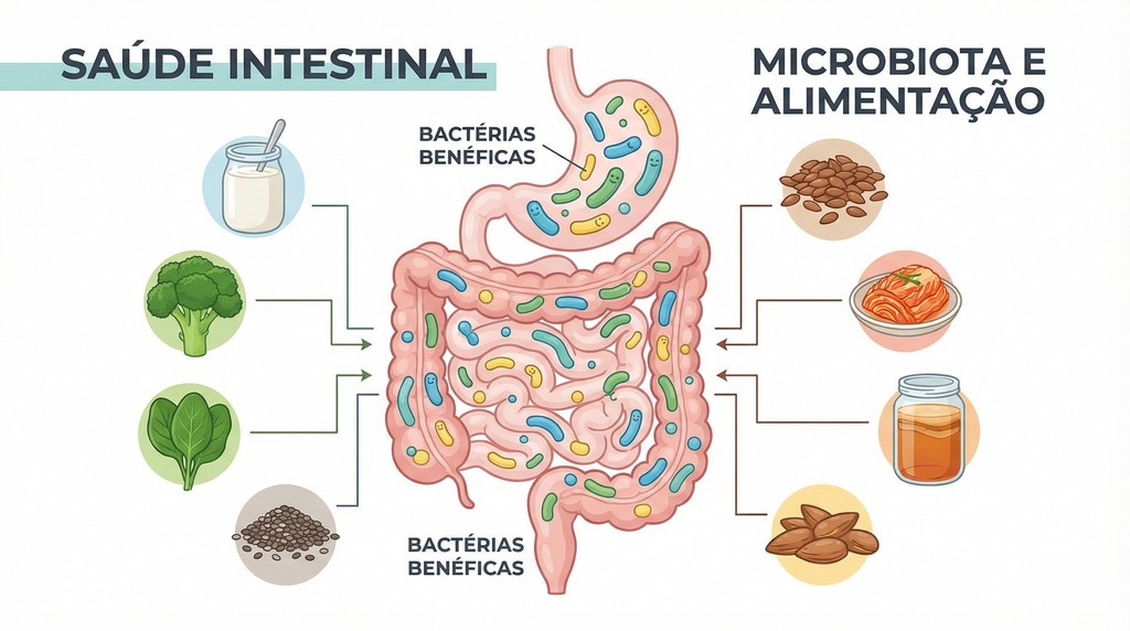 Saúde Intestinal: Guia Completo sobre Fibras e Microbiota